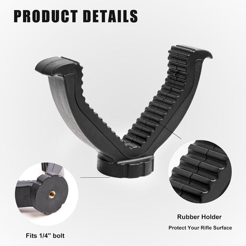 Rifle Tripod,Shooting Rest,Portable V Yoke Rest Mount Tripod for Hunting, Shooting, and Outdoors