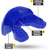 Nxtrnd One Football Mouth Guard, Strap Included, Fits Adult & Youth, Royal Blue