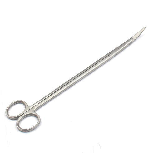 Kelly Scissors Curved 12" Fish Aquarium Cleaner, Sharp/Sharp Stainless Steel Instruments with Long Handle.