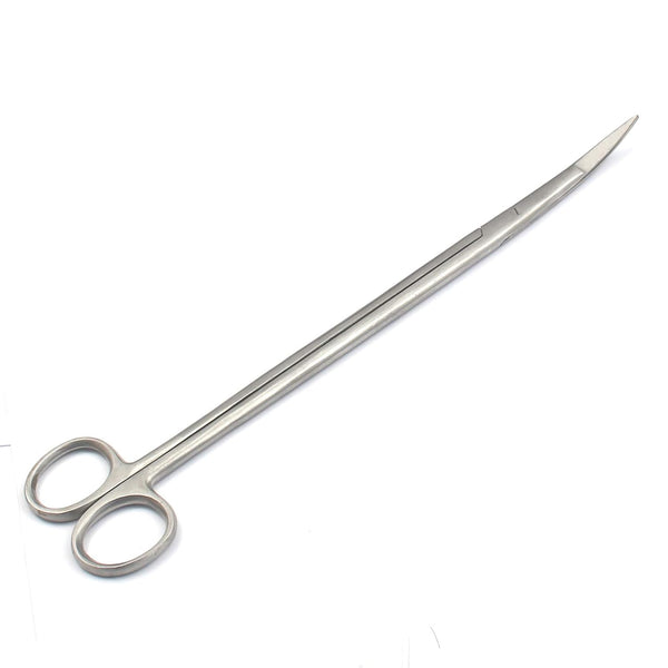 Kelly Scissors Curved 12" Fish Aquarium Cleaner, Sharp/Sharp Stainless Steel Instruments with Long Handle.