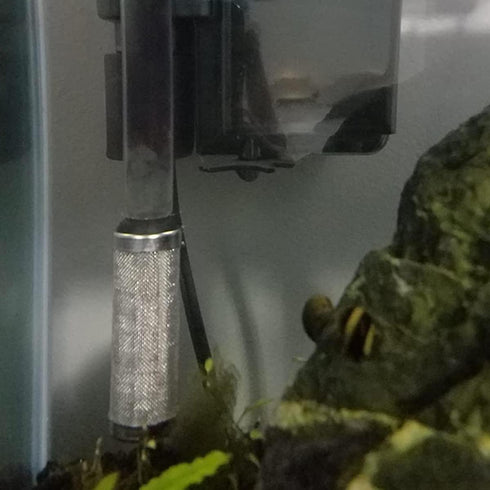 16mm Stainless Steel Aquarium Inflow Inlet Filter, Fish Shrimp Mesh Net Filter Guard for Fish Tank Intake Strainer