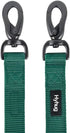 Hyhug Nylon Short Dog Leash with Soft Padded Handle, Durable Heavy Duty for Anti-Pulling Dog Training (18 Inches, Dark