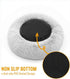Cat Beds for Indoor Cats, Washable 20/24 inches, Anti Anxiety Round Fluffy Plush Faux Fur Cat Bed for Small Dogs