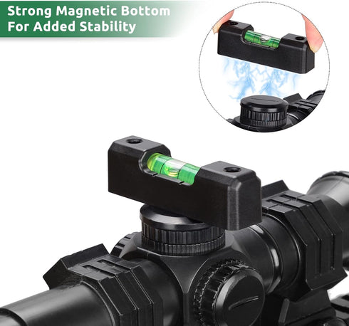 Pridefend Bubble Level Scope Mounting Kit - Precision Scope Level Bubble Clip and Storage Case for Magnetic Universal