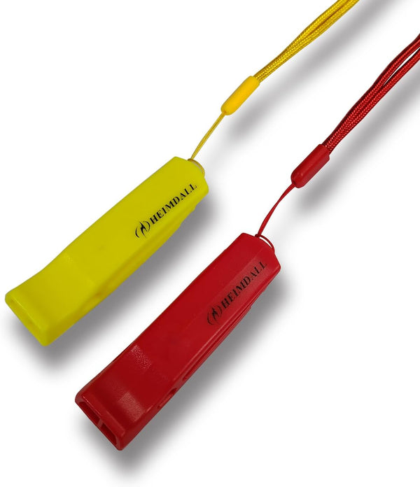 HEIMDALL Emergency Whistle with Lanyard for Safety, Boating, Camping, Hiking, Hunting, Survival Signaling