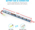Tenergy 9.6V 1600mAh NiMH Airsoft Battery with Mini Tamiya Connector + Charger