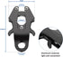 Reginary 2 Pcs Frog Clip Dog Leash Clip for Linking Black Pet Collar Clasp Quick Release Frog Cable Dog Leash Buckle Dog Chain Buckle Replacement Clasp