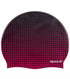 Sporti Silicone Swim Cap, Graphic Design with Dimension Height 7.6" Opening 7.5", Non-Slip Swimming Cap