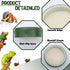 DQITJ 2 Pcs Snail Water and Food Bowl Hermit Crab Feeding Dish for Snail Crab Millipede Frog Tarantula Small Reptile