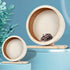 antiai 12 Inch Hamster Wooden Silent Wheel, Small Animal Exercise Wheel Accessories, Quiet Spinner Hamster Running