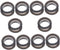10pcs Silicone Rings Scissor Inserts, Finger Grips for Grooming Shears, Refer to Pet