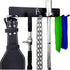 IRON AMERICAN USA Omega Gym Storage Rack - 9 OR 11 Hook Heavy-Duty Wall Organizer for Gym Accessories