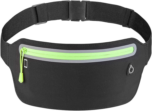 Running Belt Slim Fanny Pack - Waterproof Workout Exercise Phone Waist Pack for Women Men, Gym