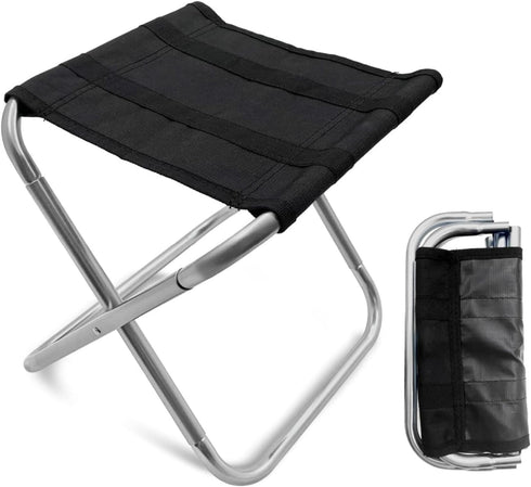 YWHWXB Portable Mini Folding Stool,Mini Folding Camping Stool with Carry Bag,Small Lightweight Camp