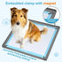 Wuquperf 24" 24" 4 x Dog Pee Pad Holder, Silicone Puppy Potty Pad Tray with Built-in Magnetic Clamps Non-Slip Dog