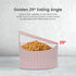 Heart Shaper Ceramic Elevated Cat Bowls, Anti Vomit Raised Cat Bowls, Microwave Safe Pet Accessories for Small Cats