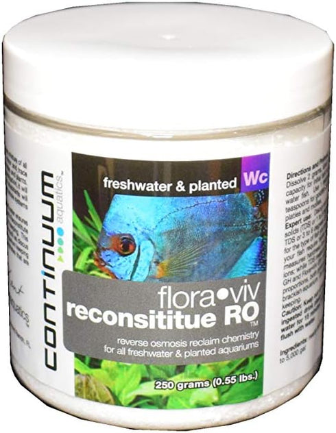 Continuum Aquatics Flora Viv Reconstitute RO, Reverse Osmosis Mineral Ion Supplement for Freshwater and Planted