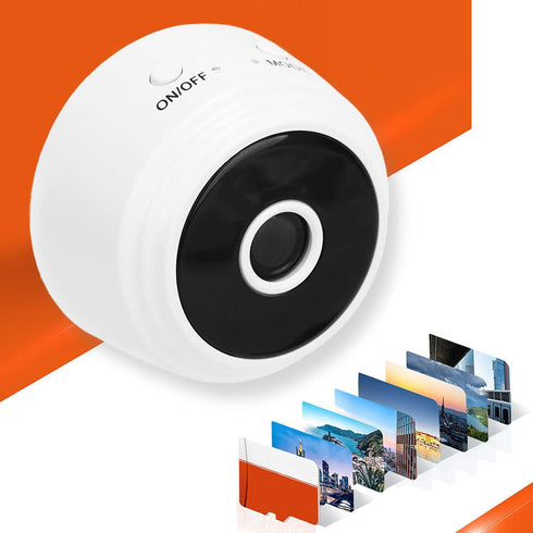 Serounder 1080P 128GB Security Camera, Indoor Outdoor Home Camera with Magnetic Cover for Baby Pet Monitoring, Supports