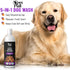 5-in-1 Dog Wash, Plant Based Grooming Supplies for Dogs, Sulfate Free Lavender and Chamomile Shampoo (16 Fl Oz)