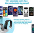 Fitness Tracker with Heart Rate Monitor, Step Counter, Calories, Activity Tracker Smart Watch, Sleep Monitor, IP68