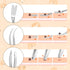 Rypet Tick Remover Tool Set - Stainless Steel Kit for Cats, Dogs, and Humans (Pack of 3)