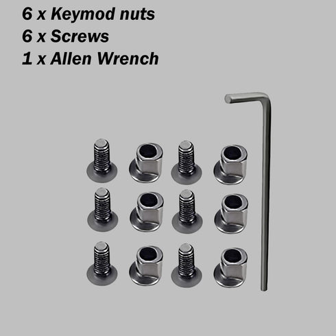 Gotical 13 Slots Aluminum Keymod Rail Section for Keymod Thirteen Slots Picatinny Rail