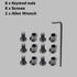 Gotical 13 Slots Aluminum Keymod Rail Section for Keymod Thirteen Slots Picatinny Rail
