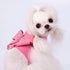 Zunea Pet Dog Vest Harness for Small Dog - Bow Tie No Pull Soft Suede Leather Puppy Harness Leash Set, Pink S