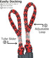 Geelu 2.5FT Bungee Dock Line, 2PCS Boat Fender Ropes for Fenders, Buoys, Docking Pontoons, Boat Accessories