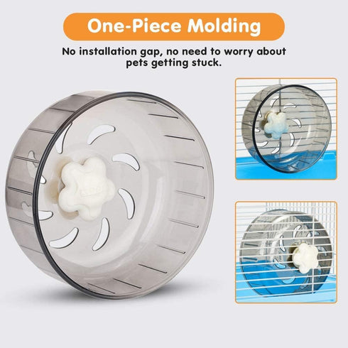 Silent Hamster Exercise Wheels - 5.2 inches Hamster Toys, Small Pet Running Toy Ball for Gerbils, Mice, Rat, Guinea Pig