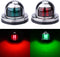 Boat Navigation Lights, Stainless Steel Led Bow Light for Pontoon and Small