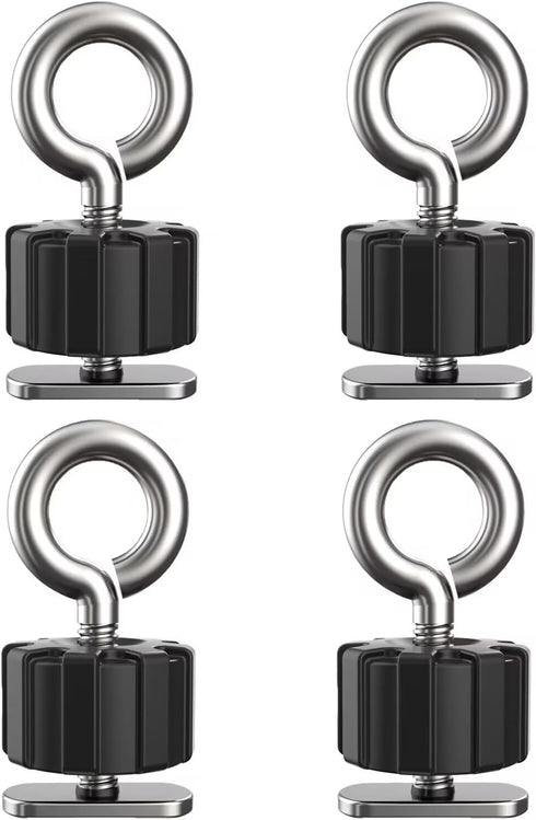 Track Mount Kayak Tie Down Eyelet, Hardware Ring Shaped Eye Bolt, Replacement Kit for Kayak Canoe Boat