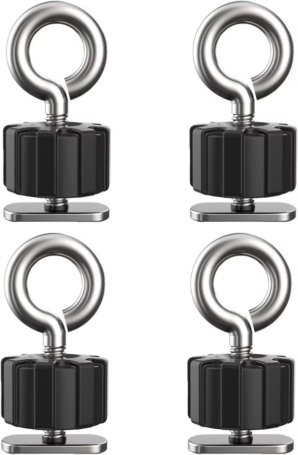 Track Mount Kayak Tie Down Eyelet, Hardware Ring Shaped Eye Bolt, Replacement Kit for Kayak Canoe Boat