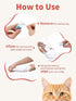 8x12ml(0.4fl.oz) 4 Concentrated Waterless Dog Shampoo & Cat Dry Shampoo, No Rinse Pet Grooming Serum, Plant-Based