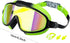 generic Pool Goggles, Clear Vision Silicone Pool Goggles with Ear Plugs Nose Clip,Antifog Wide View Adult Swim Goggles