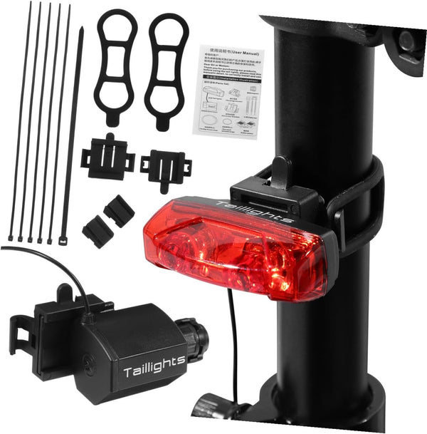 HANABASS 5pcs Bike Tail Light Led Rear Light for Night -Brightness Reflector