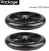 8-inch 200mm A5 Pack 2 Scooter PU Replacement Wheels for Razor Kick Scooter, of (Black)