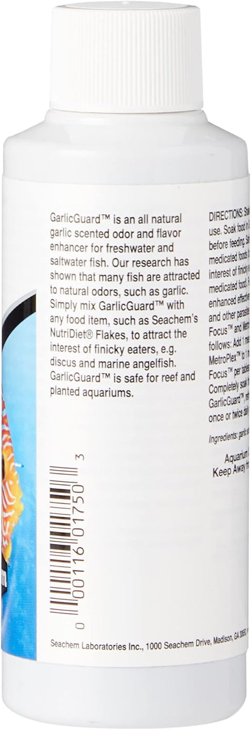 Seachem Garlic Guard Fischfutter, 100 mL / 3.4 fl. oz