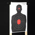 Juvale 50 Pack Paper Shooting Targets for Range, Bulk for Hunting Handguns Pistols Rifles Silhouette with Red Bullseye