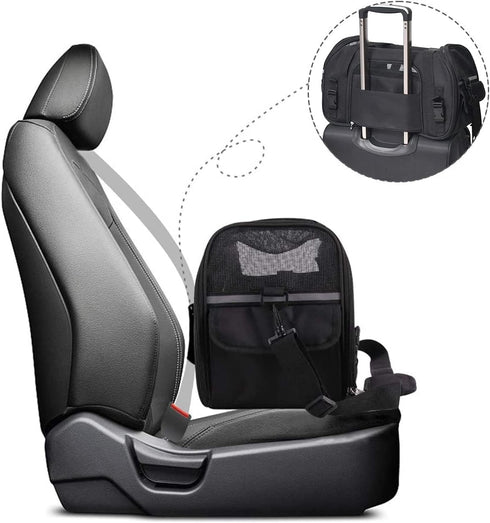 JESPET Soft-Sided Kennel Pet Carrier for Small Dogs, Cats, Puppy, Airline Approved Cat Carriers Dog Carrier