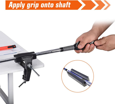 YIMISIMON 15 Set Golf Grip Regripping Kit for Home Use | Includes Retractable Hook Blade, Grip Tape, Grip Tape Remover