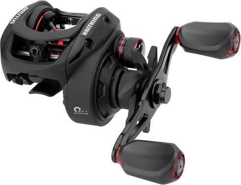 KastKing Brutus Baitcasting Fishing Reel, Graphite Frame, 7.2:1 Gear Ratio, 5+1 Ball Bearings, 17.6LB Drag