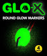 Pack 12 Zips/4 Round/4 GLO-X Campers Essential Glow - Powerful Glow in The Dark Camping Accessories for Tent Campers