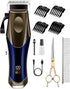 Generic Dog Clipper Low Noise, Dog Grooming Kit with Rechargeable, Pet Shaver Cordless
