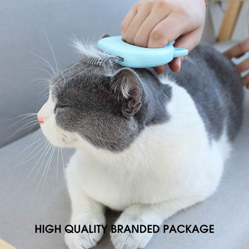 Gentle Cat Grooming Comb Massager - Soft Tools for Pet Hair Removal, Nail Clipper, Deshedding, and Trimming