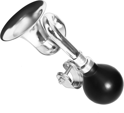 Timoo Bike Horn for Adults, Classic Bugle Horn, Metal Squeeze Clown Horn for Golf Cart