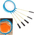 TIANQUXNGI 5-Piece Skimmer 4 Inches Aquarium Fish Net Fine Mesh Filter Quick Catching Net Safe for All Fish & Shrimp
