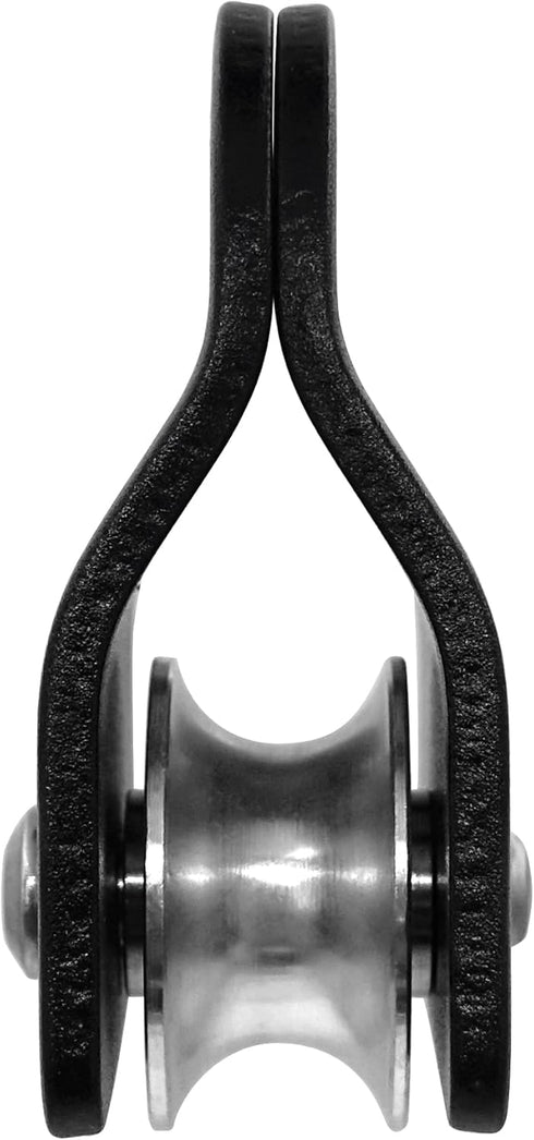 GM CLIMBING Micro Prusik Minding Pulley 25kN CE UIAA Certified 12mm Mobile Side Plates for Arborist Climbing Rescue