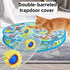 Interactive Cat Toy with Moving Ball and Sound Motion-Activated Play Mat with Hidden Ball Fun Hunting Toy for Indoor