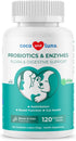 Probiotics for Dogs - 120 Chewable Tablets for Diarrhea & Gas Support, with Honey Pumpkin and Prebiotics
